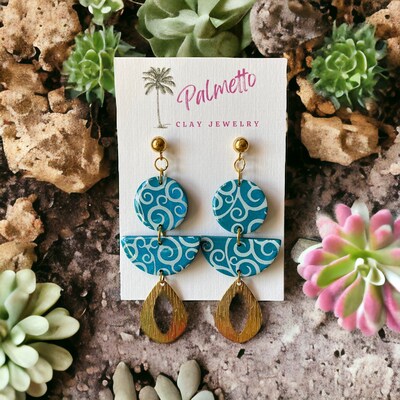 Michaels 2024 clay earrings